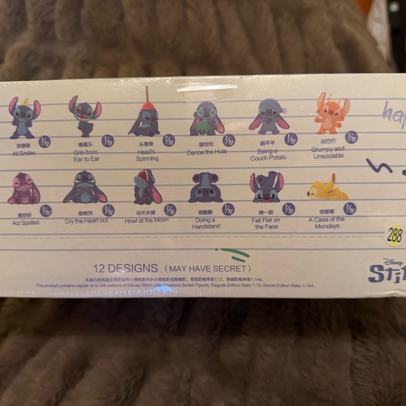 Disney Stitch Collectible Box ‘Little Emotions’ with Blue and Purple Characters. - Picture 2 of 2